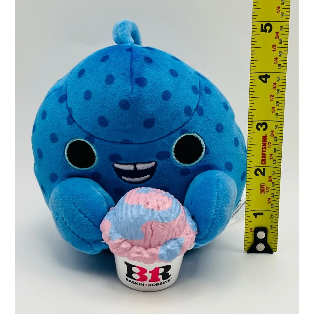 Zuru Baskin Robbins Olivia Parrotfish Series 3 Blue Plush Ice Cream 5